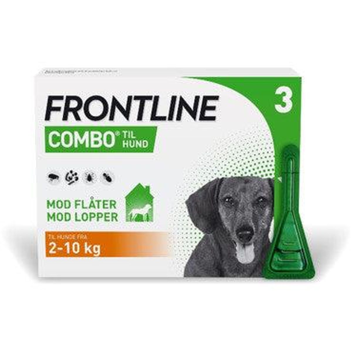 Frontline Combo Hund 2-10 kg x3