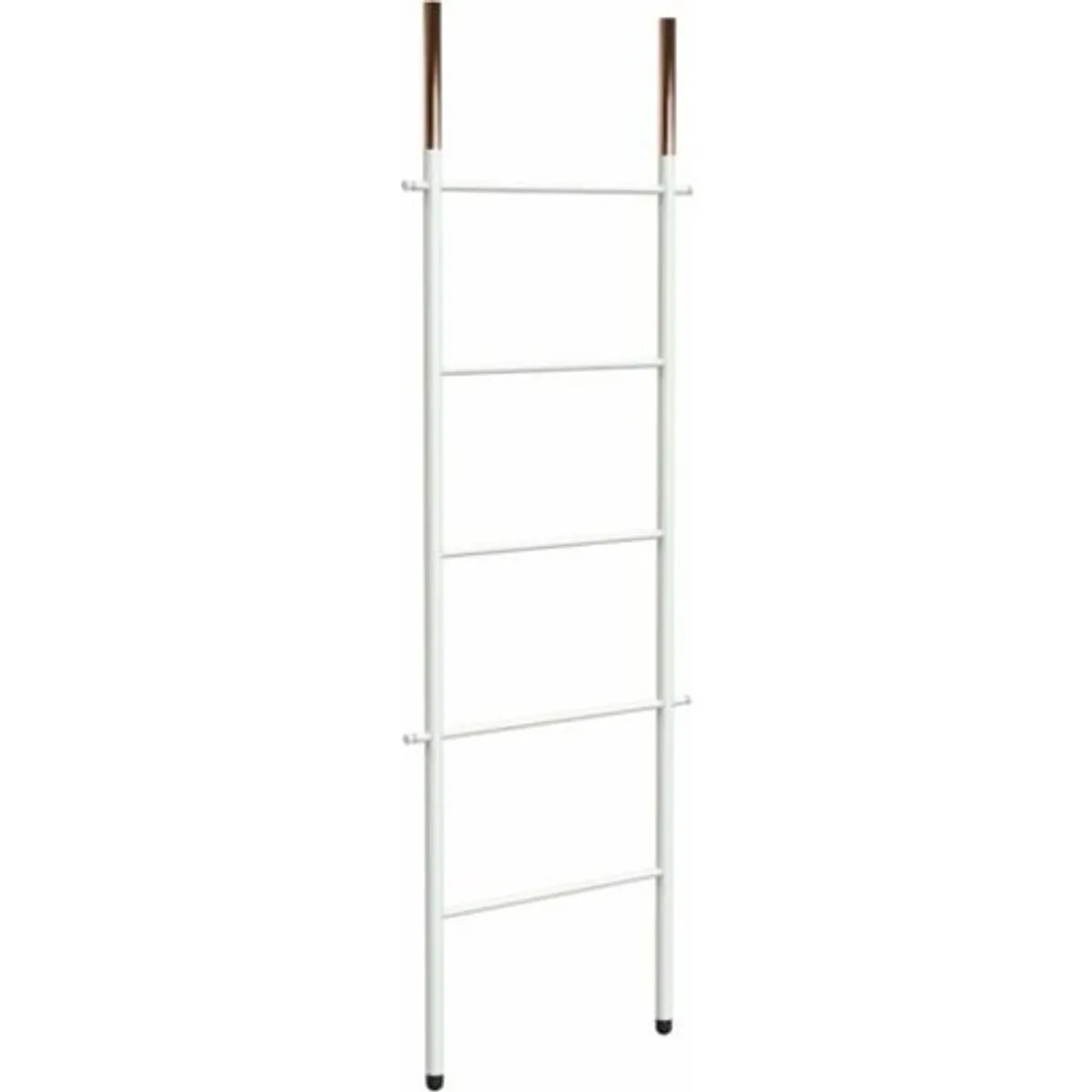 Frost Bukto Ladder håndklædestativ, 58x151,5 cm, hvid/kobber