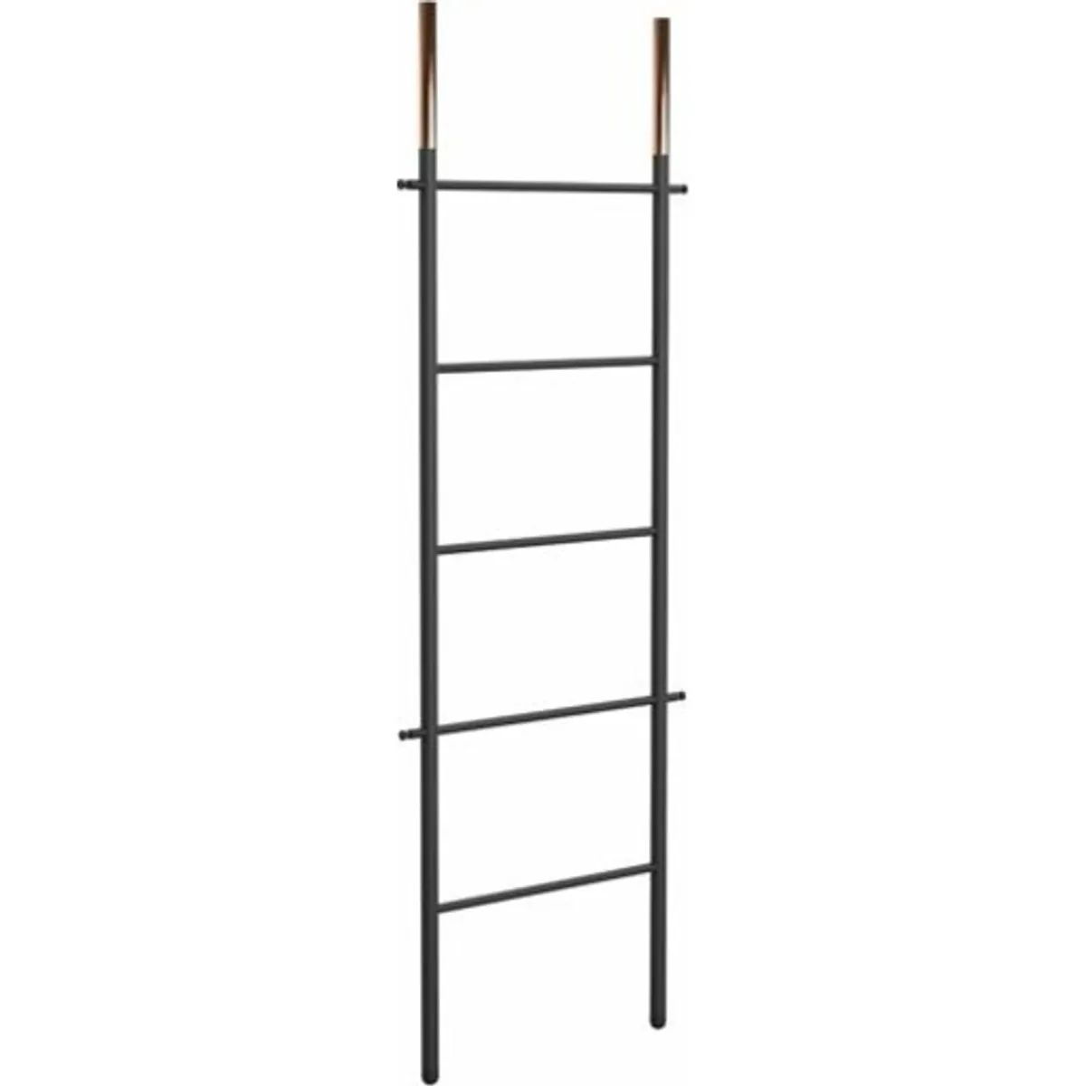 Frost Bukto Ladder håndklædestativ 58x151,5 cm, sort/kobber