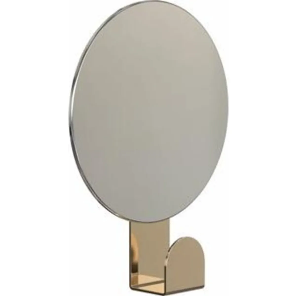 Frost Unu makeup spejl, Ø12 cm, guld