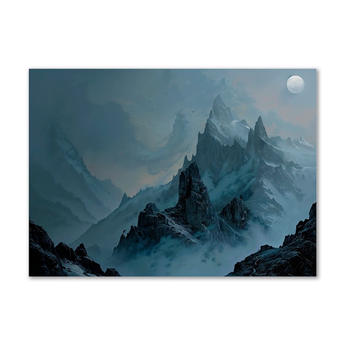 Frozen Heights - 100x140 cm. - Ingen