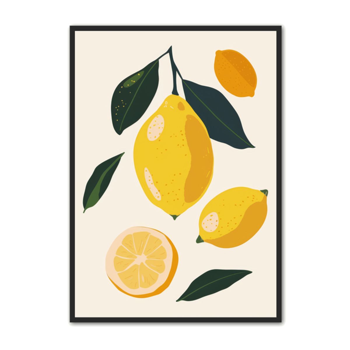 Frugt Plakat 56 - Citroner