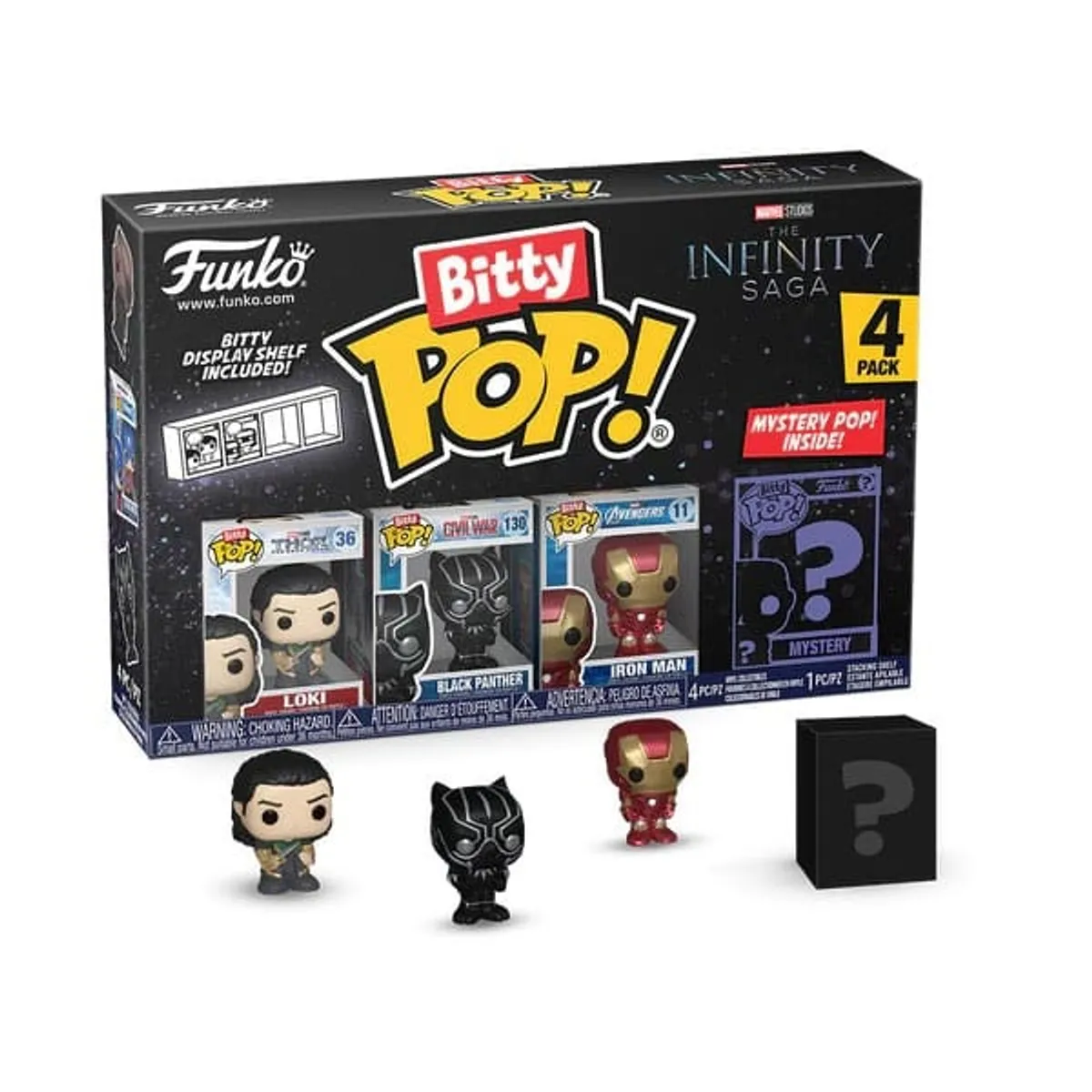 Funko Pocket Pop: Marvel - Thor - Vinyl Figure 4-Pack 2,5cm