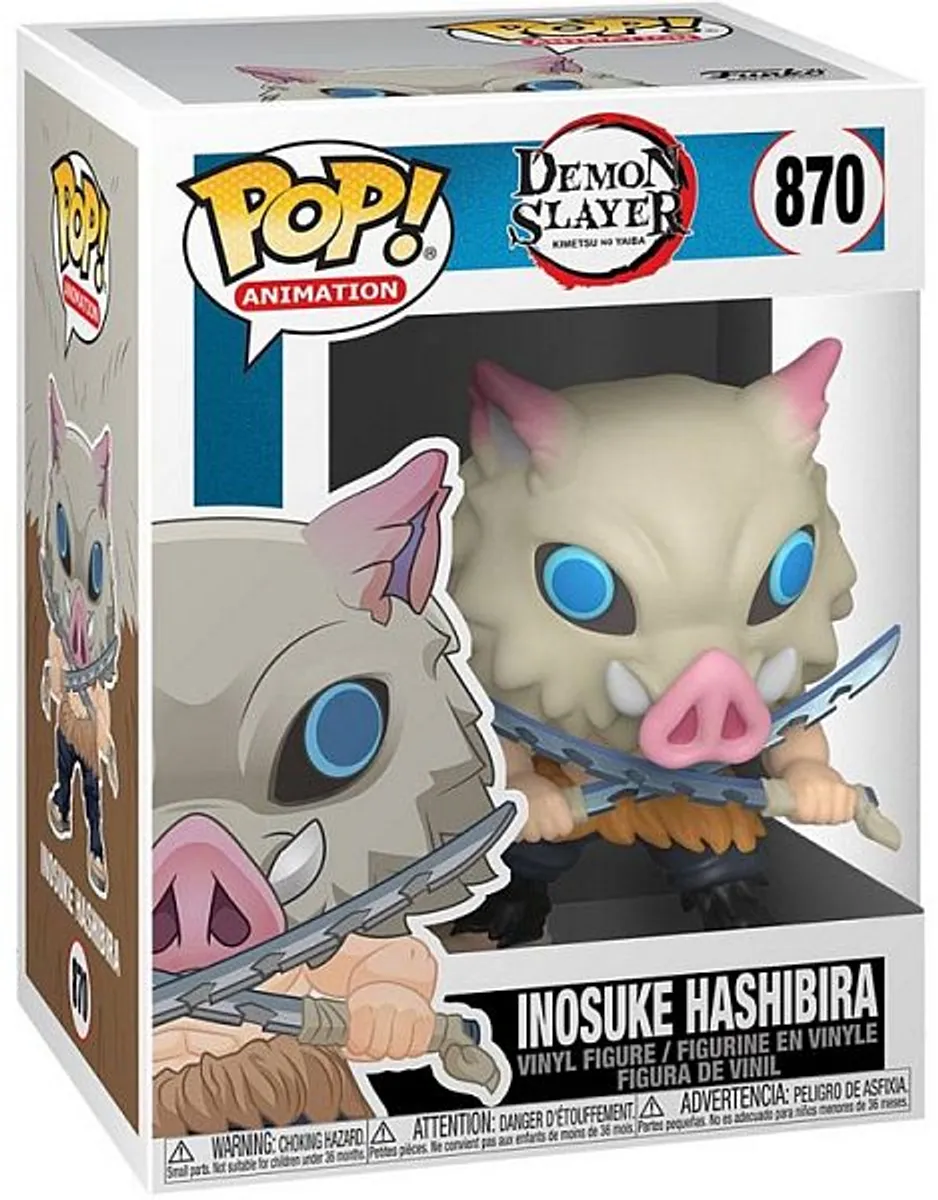 Funko Pop: Demon Slayer - Inosuke Hashibira - Vinyl Figure 10cm