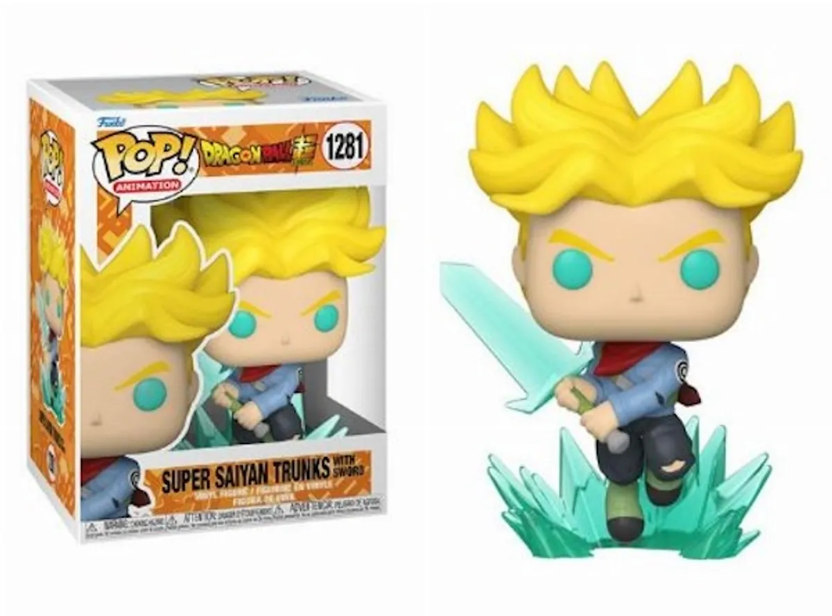 Funko Pop: Dragon Ball Super - Super Saiyan Trunks With Sword #1281 - Vinyl Figure 9cm