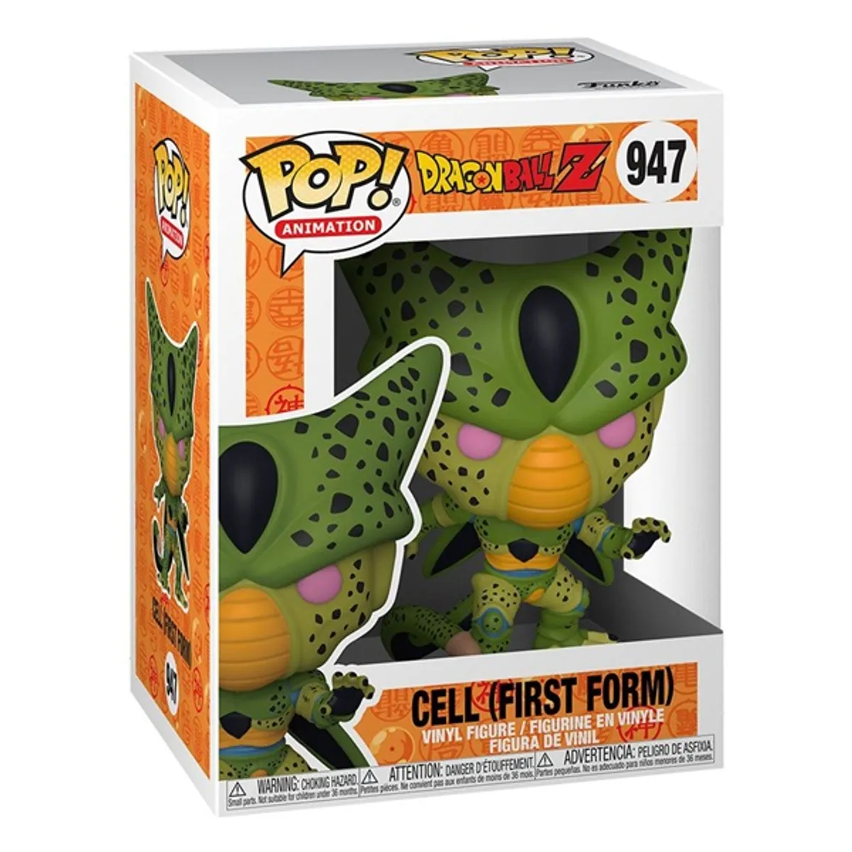 Funko Pop: Dragon Ball Z - Cell (First Form) #947 - Vinyl Figure 9cm