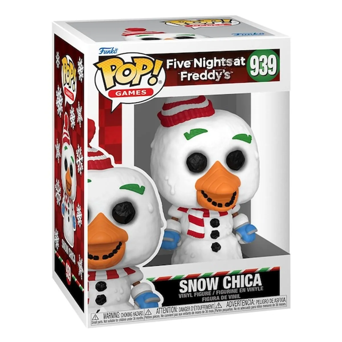 Funko Pop: Five Nights at Freddy's - Holiday Snow Chica #939 - Vinyl Figure 9cm