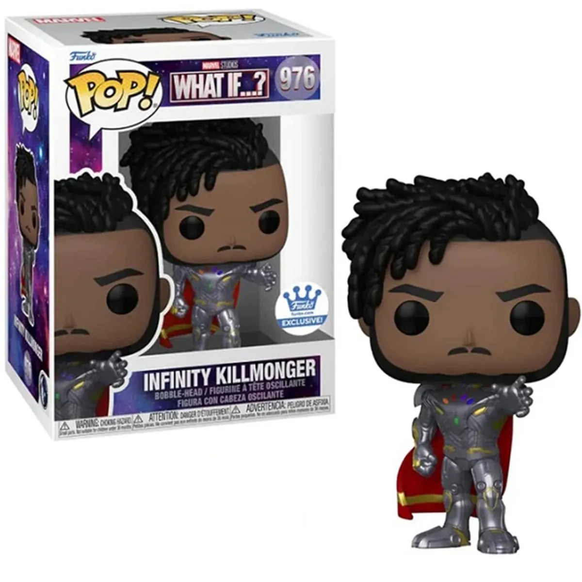 Funko Pop! Marvel What If...?: Infinity Killmonger #976 - Vinyl Figure 10cm