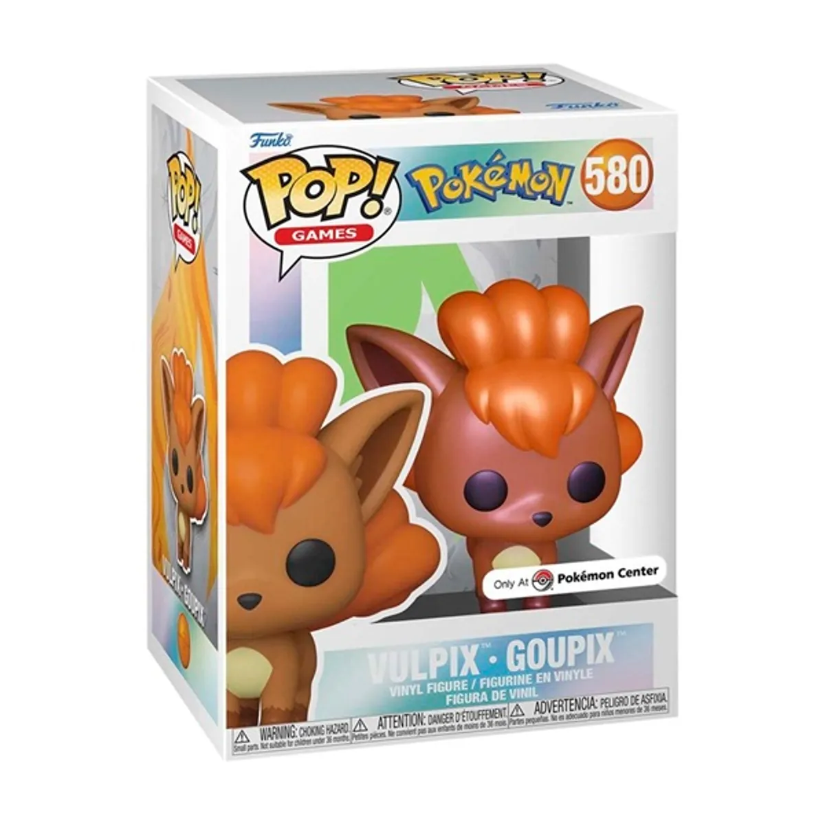 Funko Pop: Pokemon - Vulpix (Pearlescent) #580 Figure 9cm