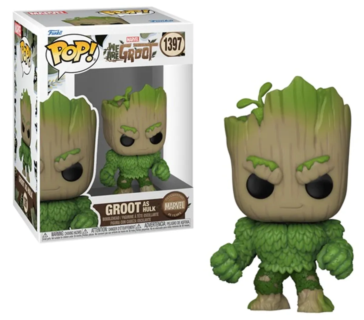 Funko Pop: We Are Groot - Groot As Hulk #1397 - Vinyl Figure 9cm