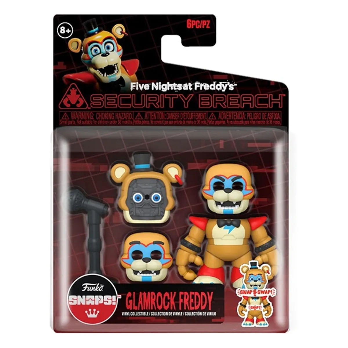 Funko Snap: Five Nights at Freddy's - Glamrock Freddy - Action Figure 9cm