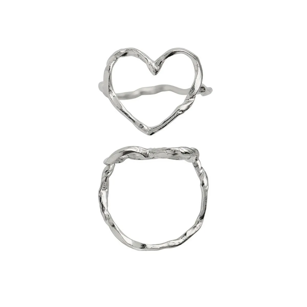 Funky Heart Ring - 54