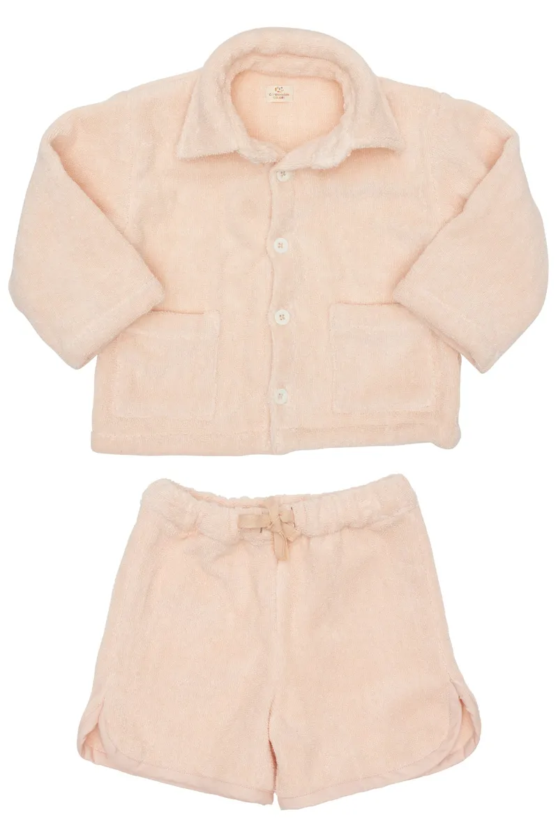 FUTURE ØKOLOGISK FROTTE SÆT - SOFT PINK - SOFT PINK / 116