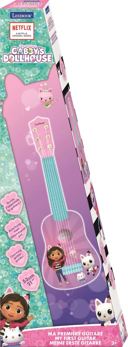 Gabby's Dollhouse - Gabby's Dollhouse Min Første Guitar 53 Cm