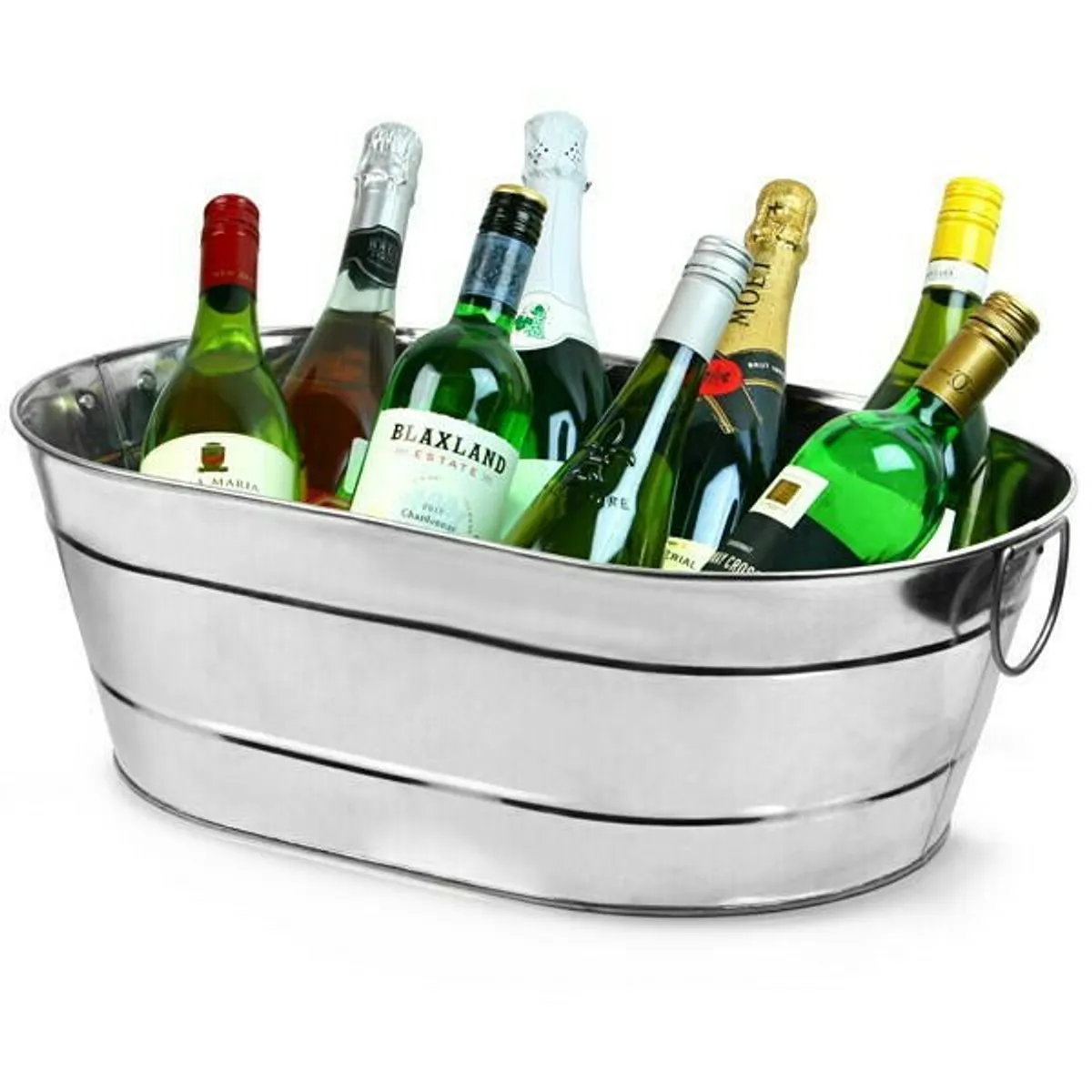 Galvaniseret Stål Oval Party Tub