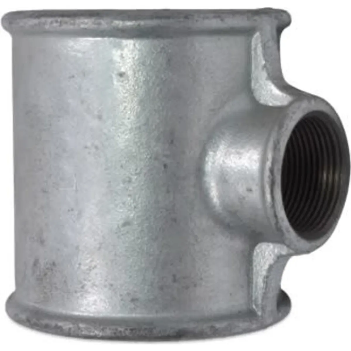 Galvaniseret tee 1 1/2" x 3/4" x 1 1/2"