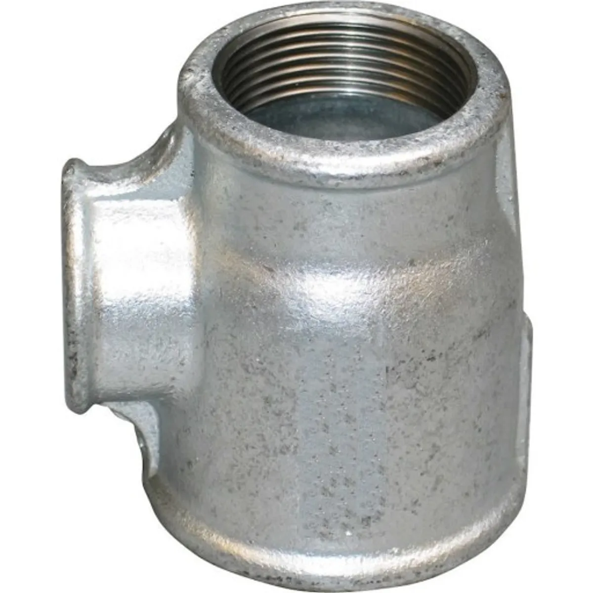 Galvaniseret tee 1 1/4" x 1 1/4" x 1"