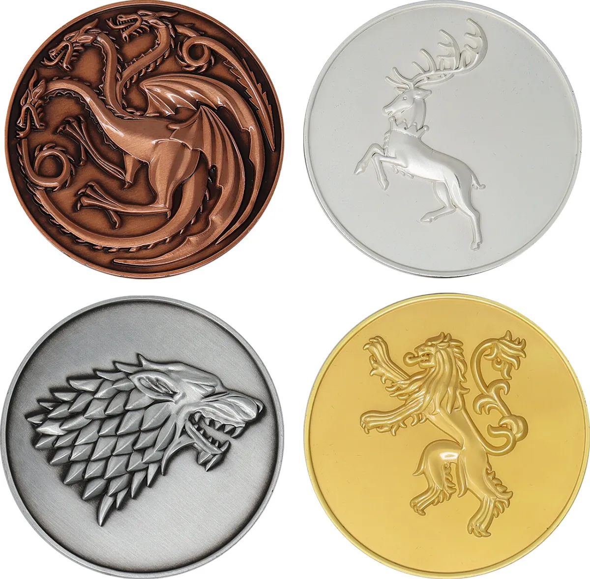 Game Of Thrones Limited Edition Sigil Medallion Collection