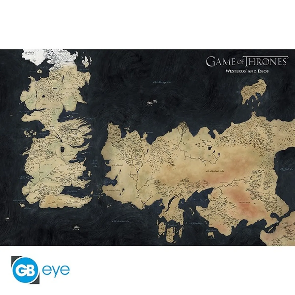 Game of Thrones - Westeros Map - Poster/Plakat