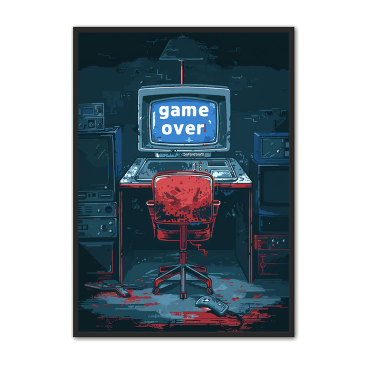 Gamer Plakat 18 - Game Over