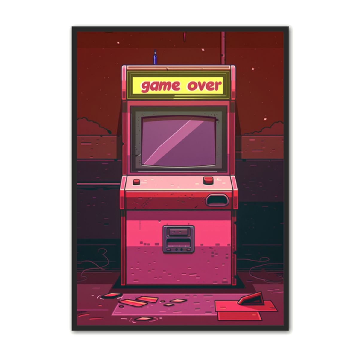 Gamer Plakat 19 - Game Over