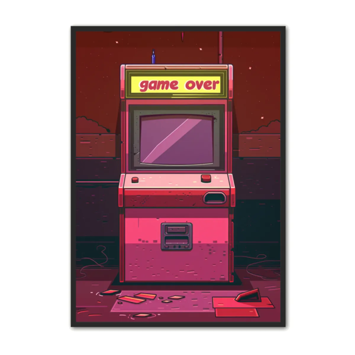 Gamer Plakat 19 - Game Over