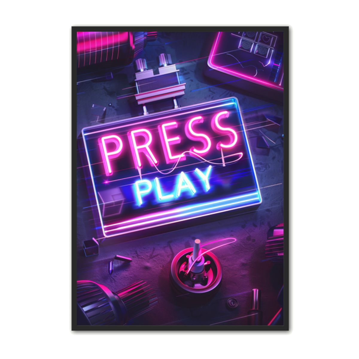 Gamer Plakat 6 - Press Play