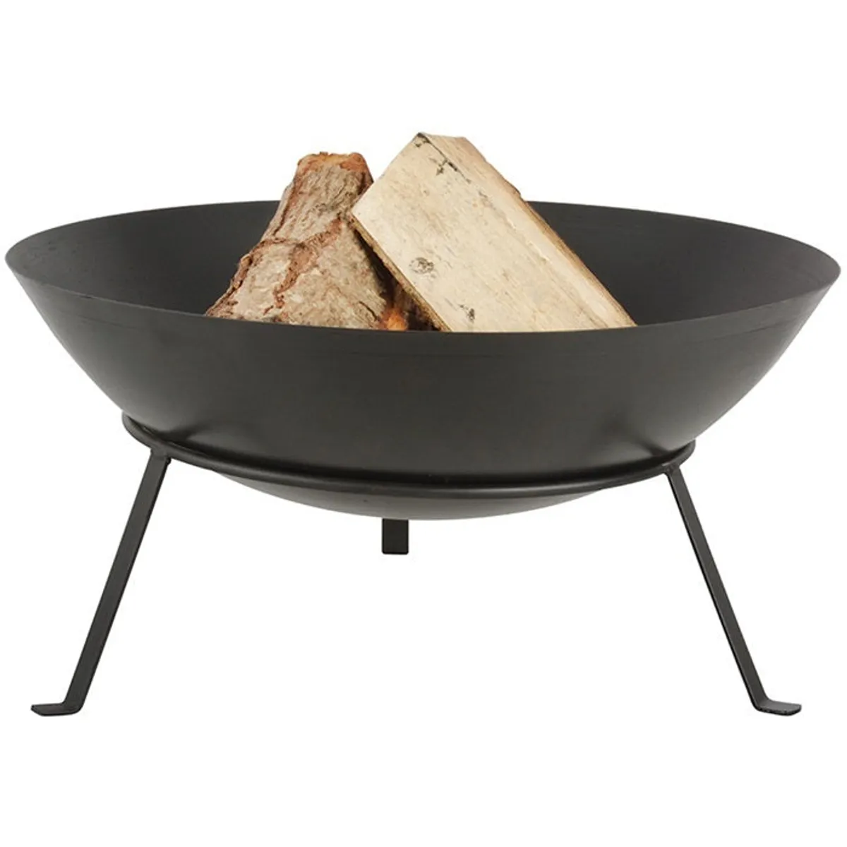 Garden Life - Bålfad Firebowl Sort, Ø49,5 cm, Medium