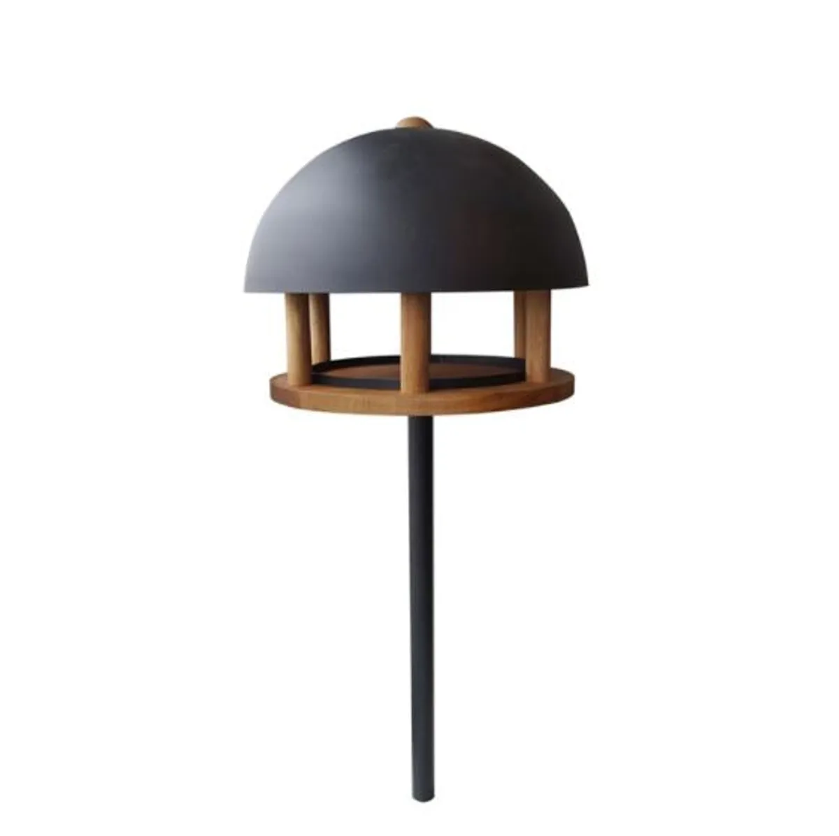 Garden Life - Fuglefoderhus Dome Oak med metal stander