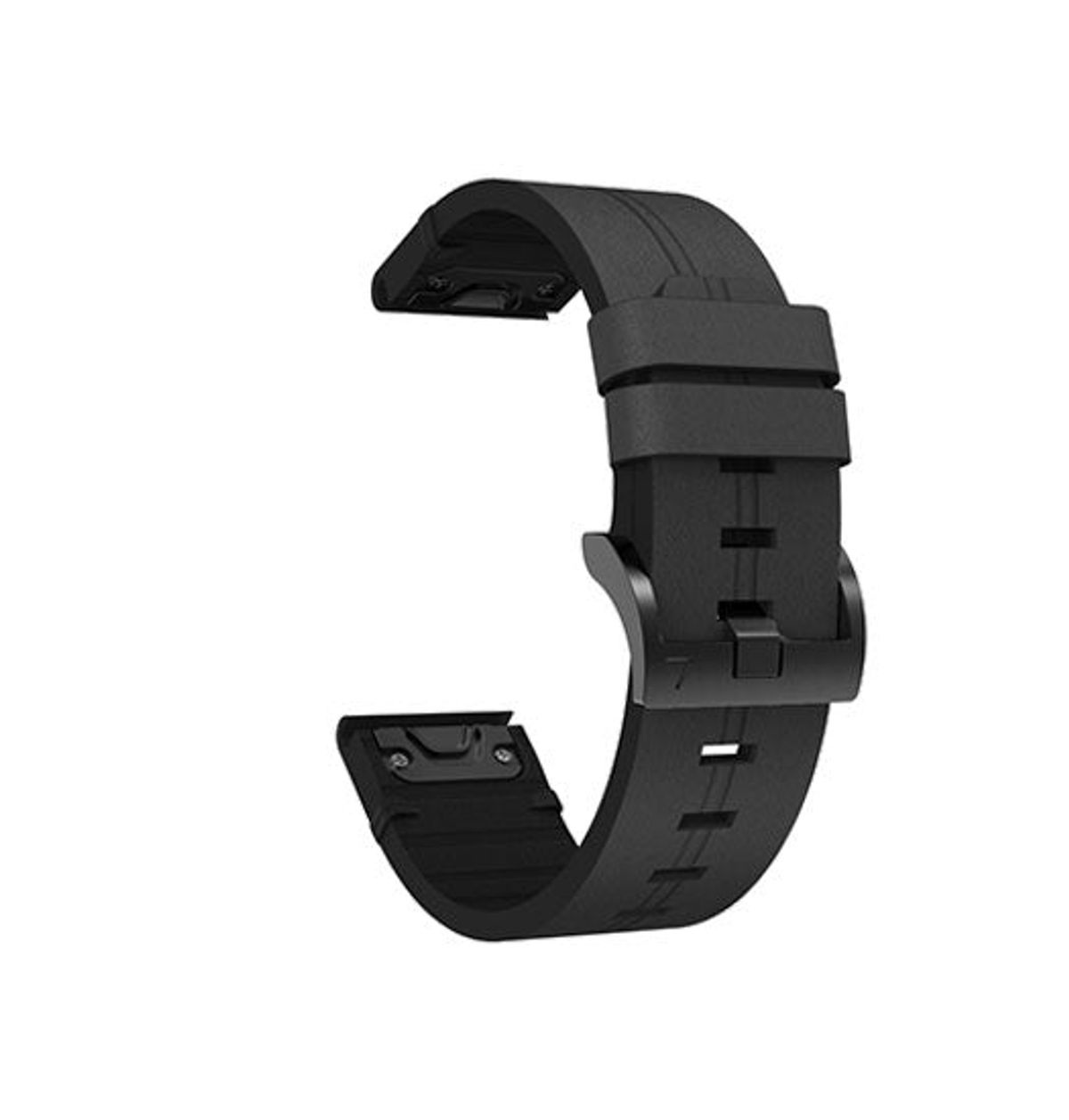 Garmin 20mm - L'Empiri&trade; Stocky Læder Rem - Sort