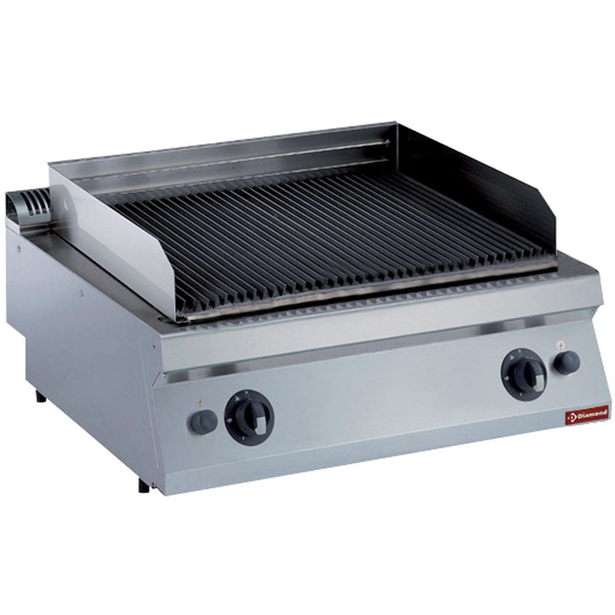 Gasgrill i lavasten, jerngitter 1 mod. -TOP-