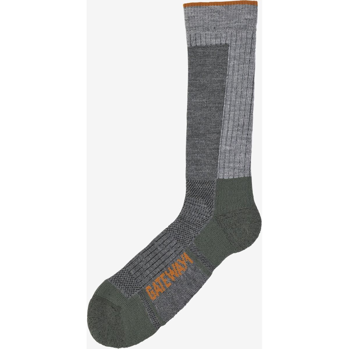 Gateway1 - Boot calf sock (Olive/Grey) - S