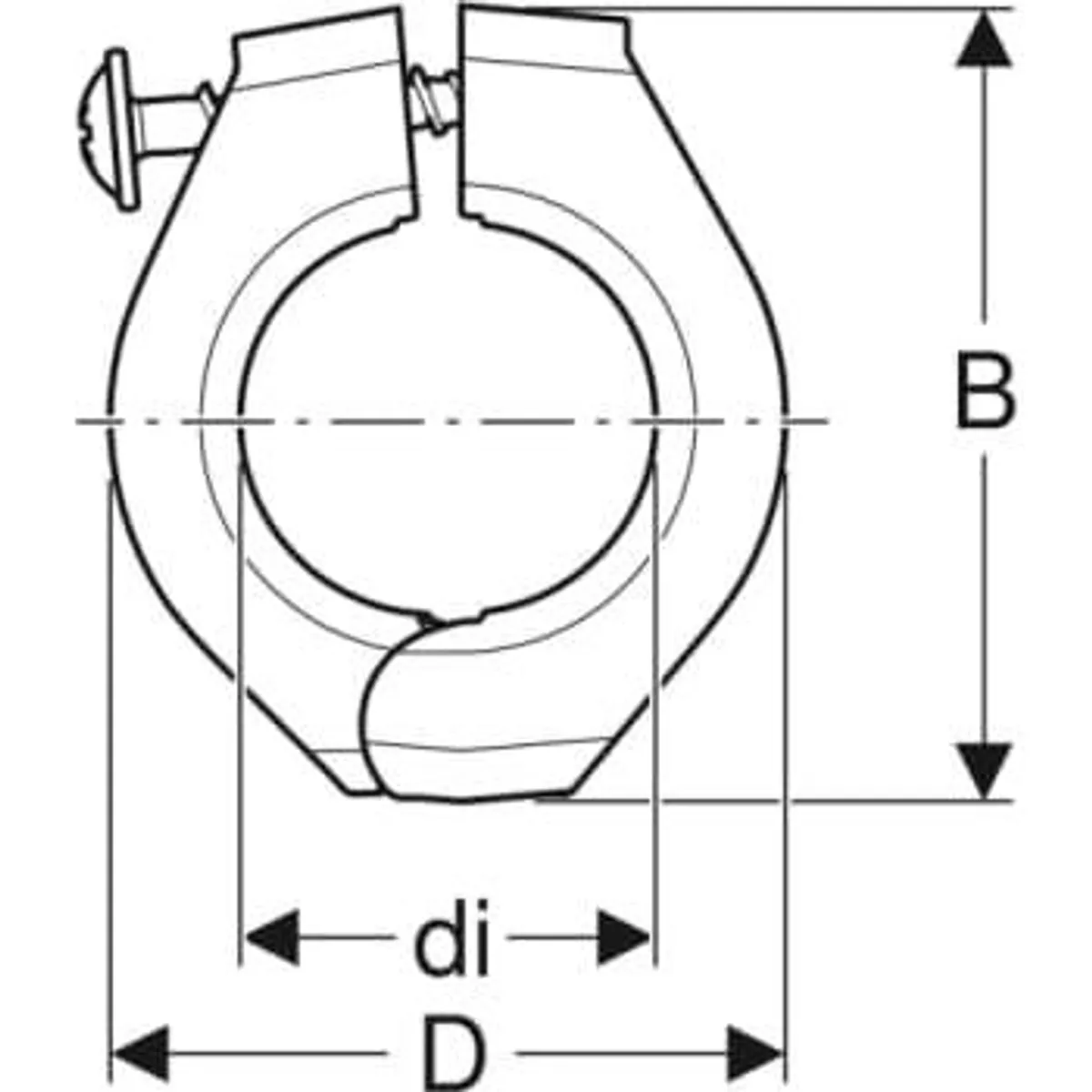 Geb fixpunkt 25mm pa 6 (10.00 stk)