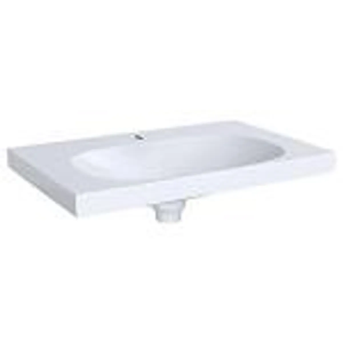 Geberit ACANTO håndvask 750x200x482mm til møbel/bolt hvid