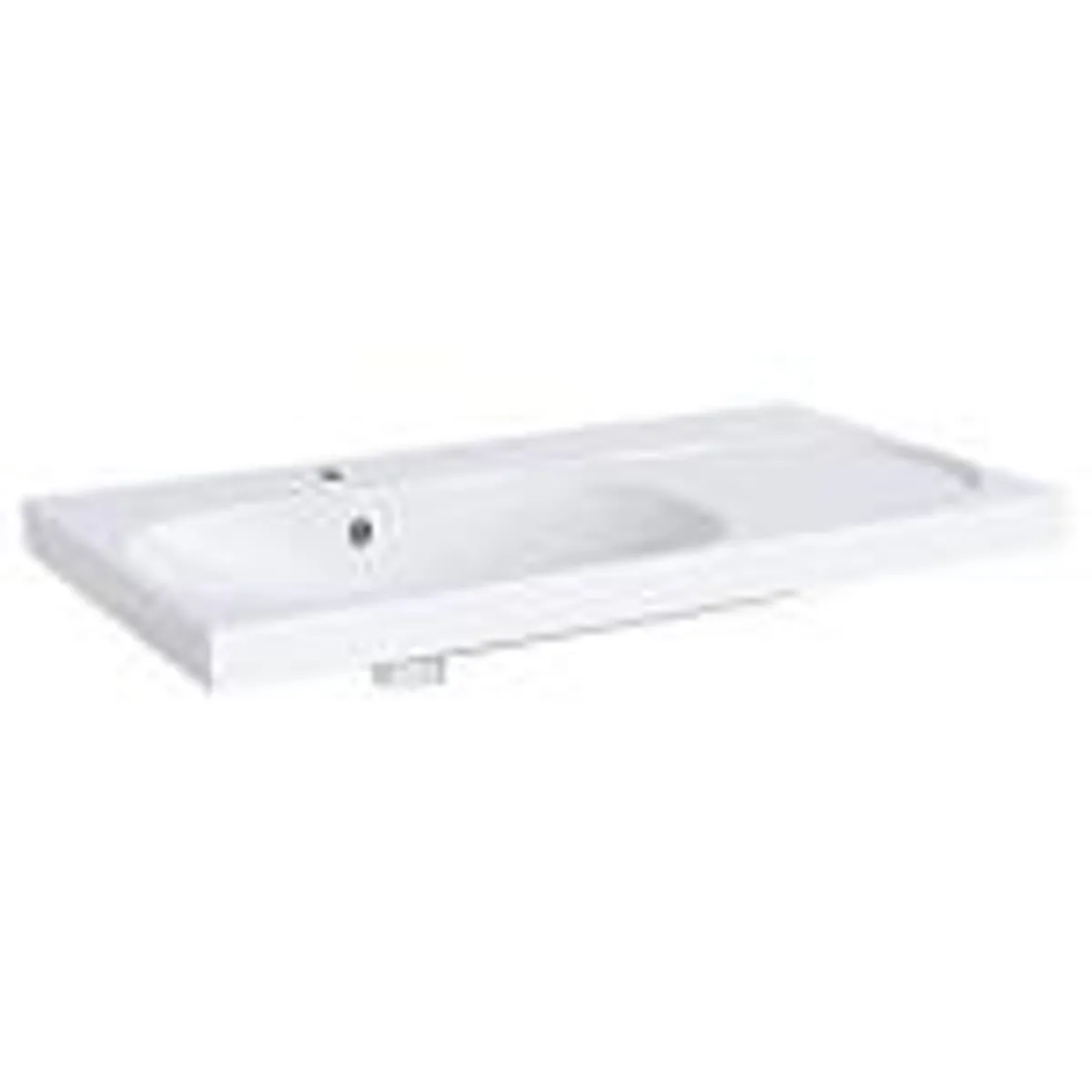 Geberit ACANTO håndvask tv 900x168x482mm til møbel/bolt hvid