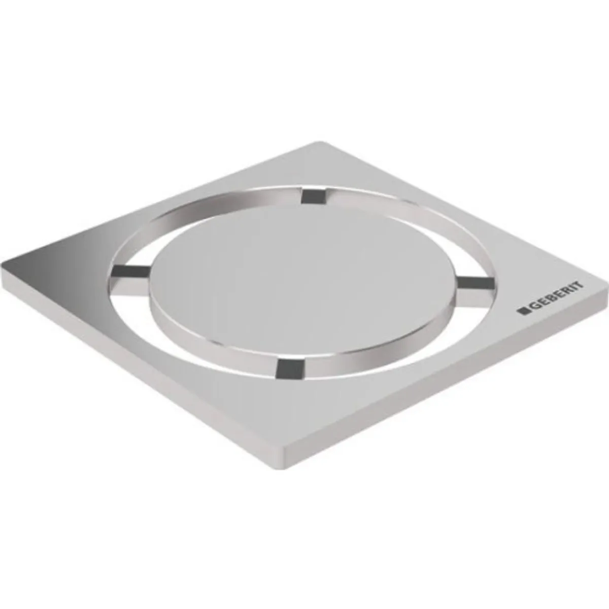 Geberit CleanLine Circle afløbsrist, 80x80 mm, rustfrit stål