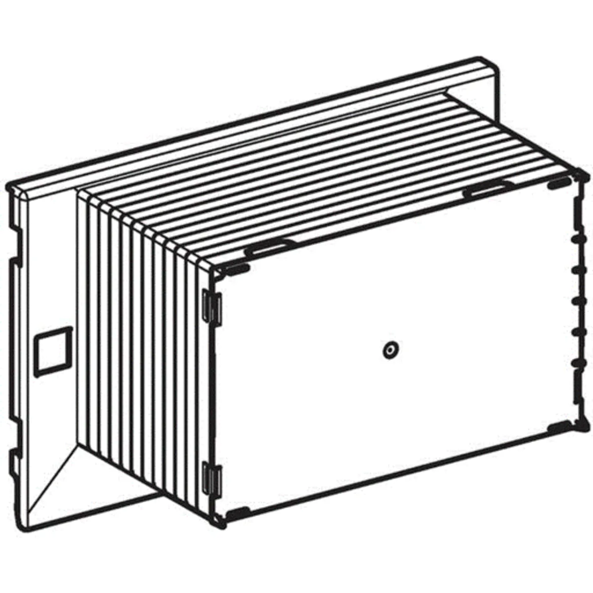 Geberit montagekasse til Omega top-/frontbetjent indbygningscisterne 82-98 cm (2006-2014)