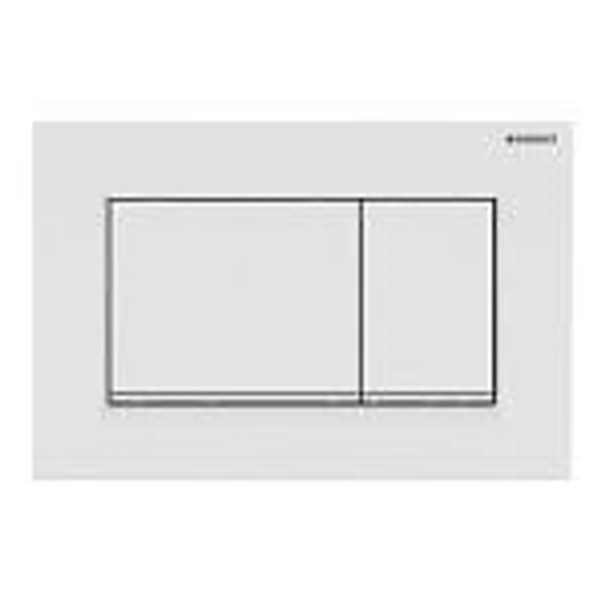 Geberit SIGMA30 betjeningsplade 246x164x12mm alpin-hvid