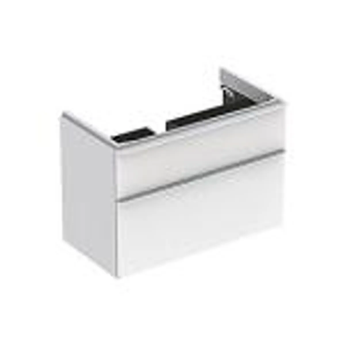 Geberit Smyle vaskeskab 884x617x470mm 2skuffer hvid