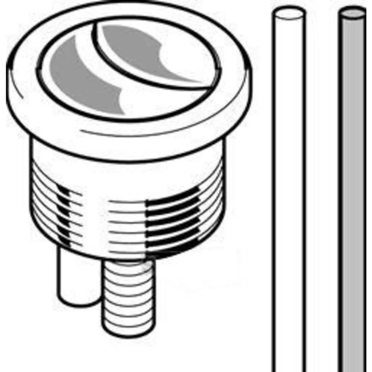 Geberit trykknap til Euroform