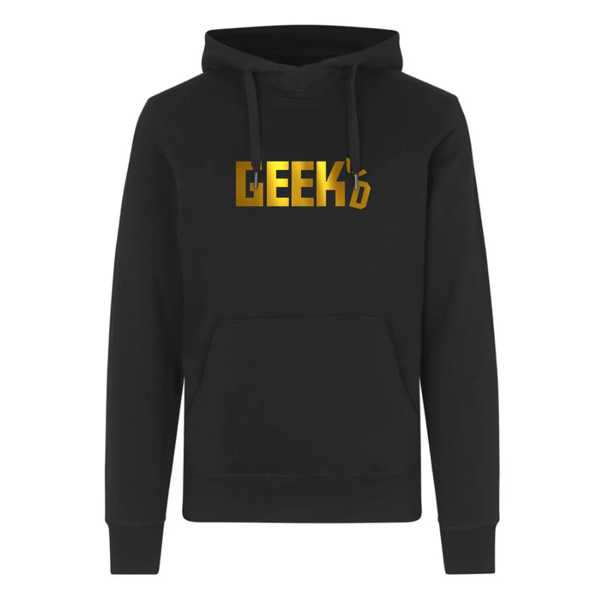 Geekd - Guld Logo Hoodie - Sort | 4-6