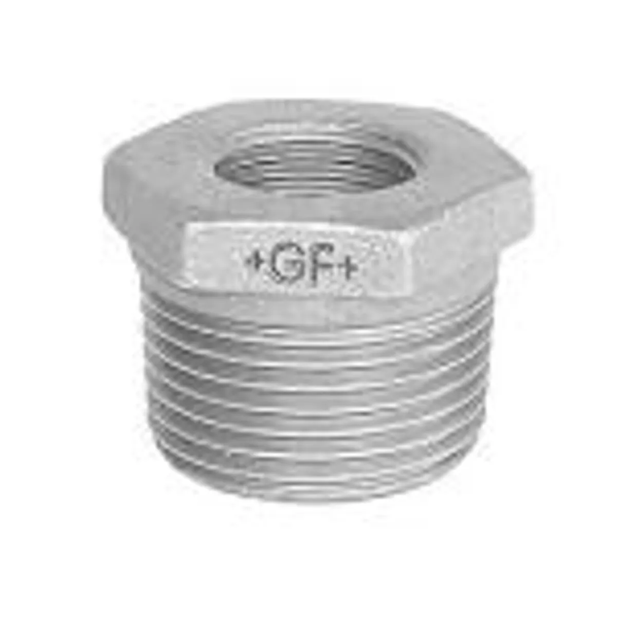 Georg Fischer nippelmuffe galvaniseret 1.1/2 - 1/2''