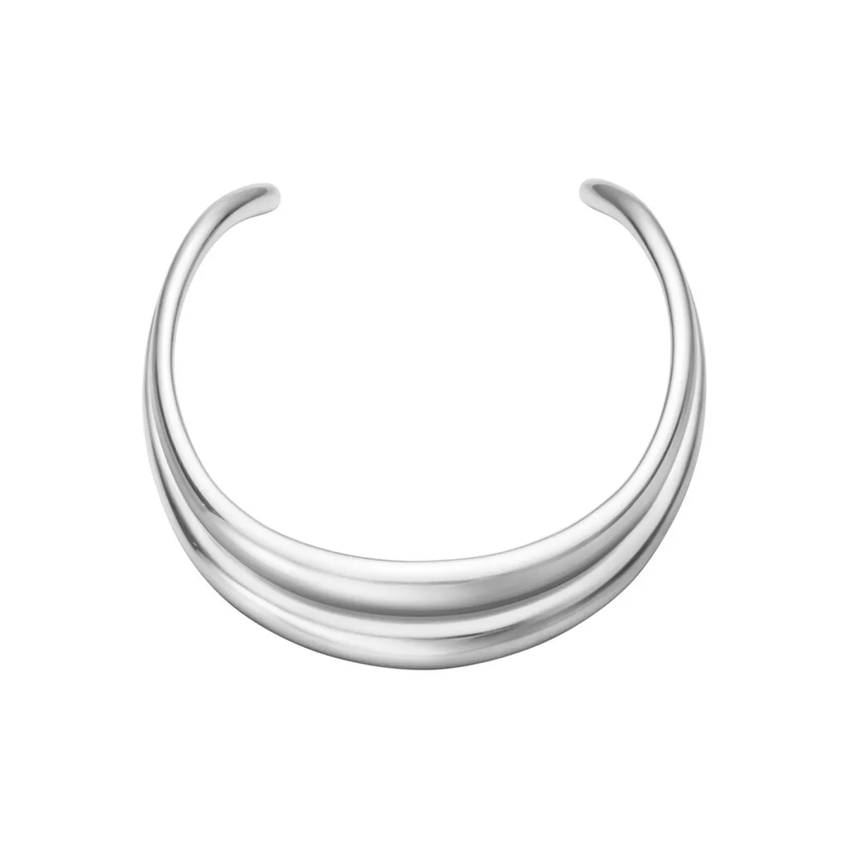 Georg Jensen Curve halsring - 10018362 Sølv M