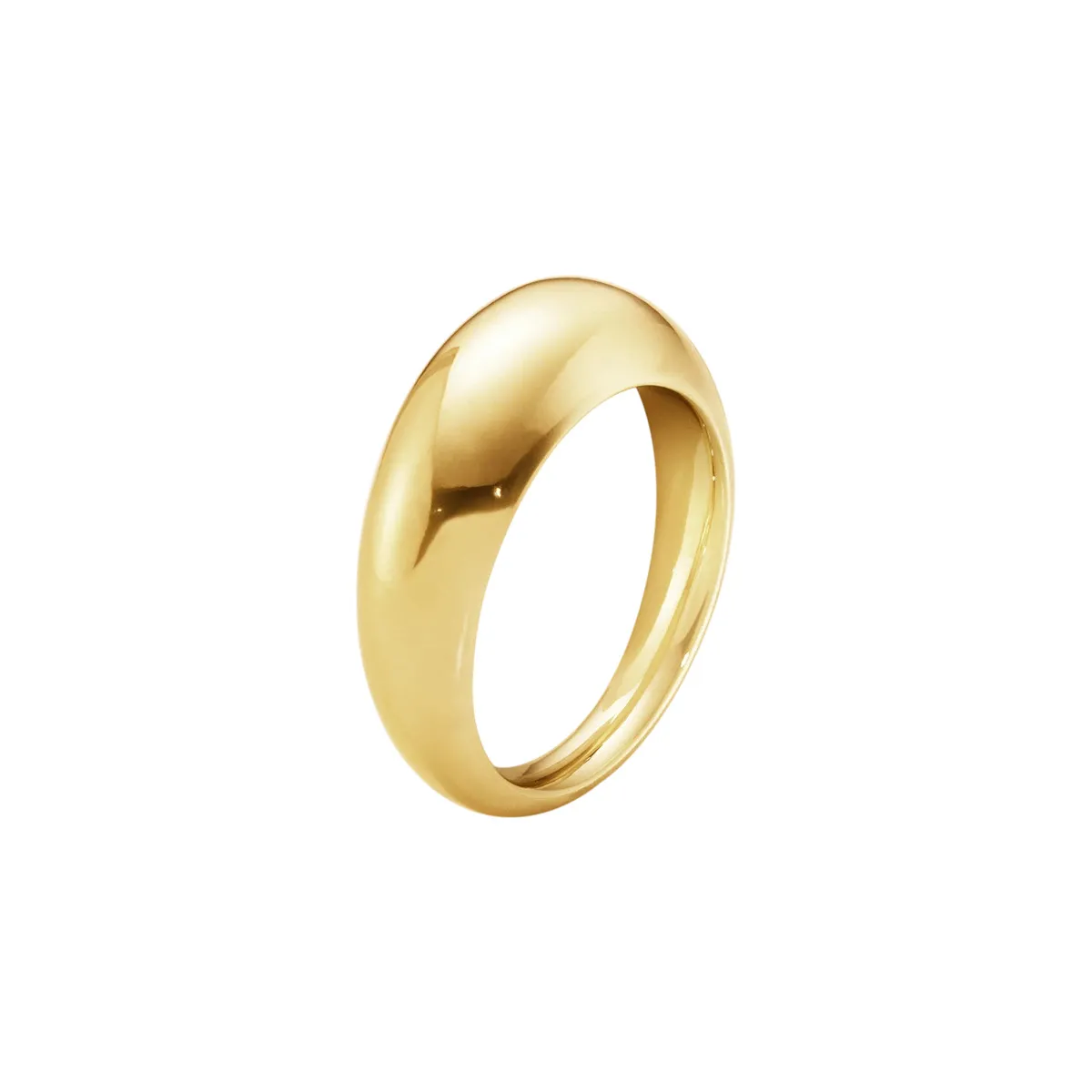 Georg Jensen Curve slim ring - 20000024 Guld 53