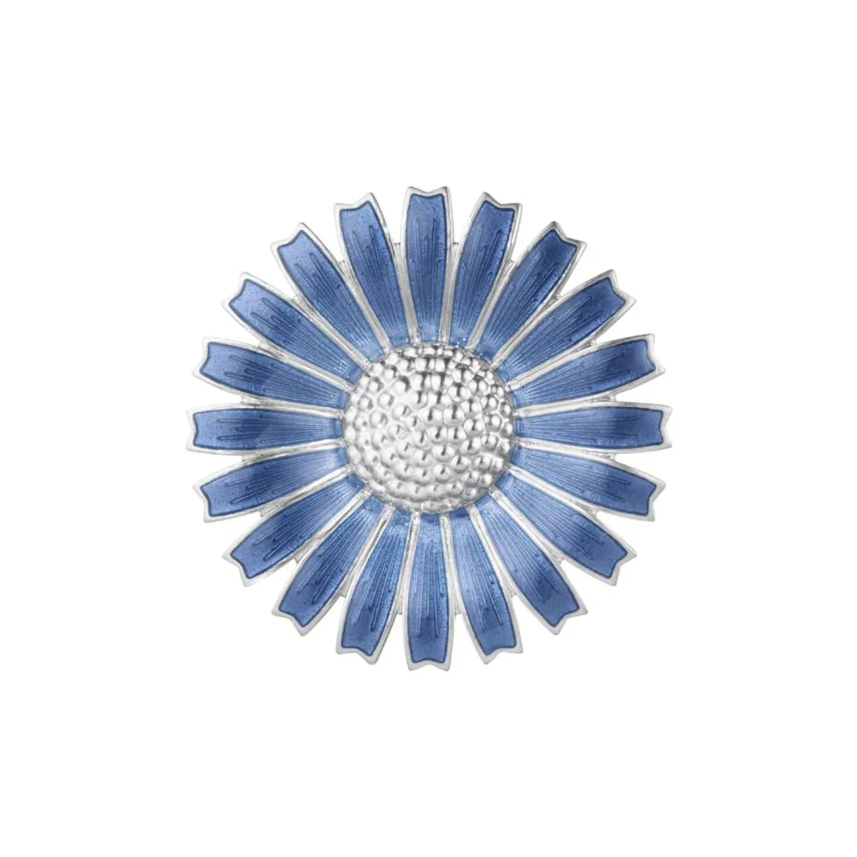 Georg Jensen Daisy Sølv broche blå - 20001546