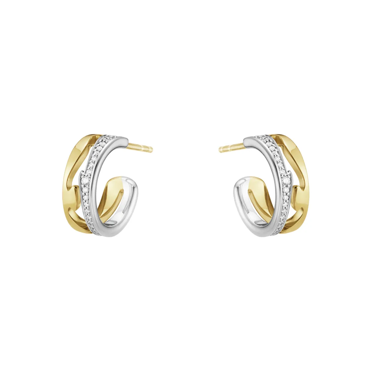 Georg Jensen Fusion Earhoops - 20001099