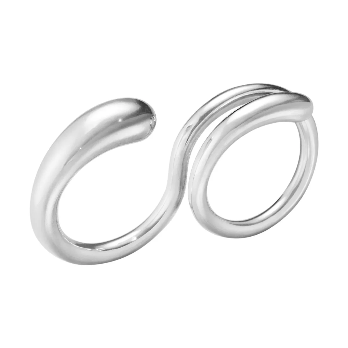 Georg Jensen Mercy Double Ring - 10015134 Sølv 54-55