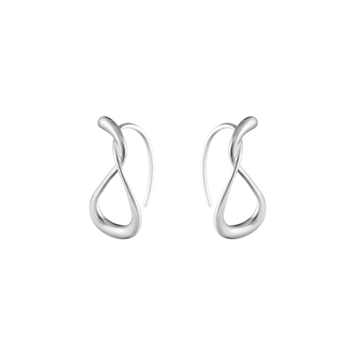 Georg Jensen Mercy small Earhoop sølv - 20001403