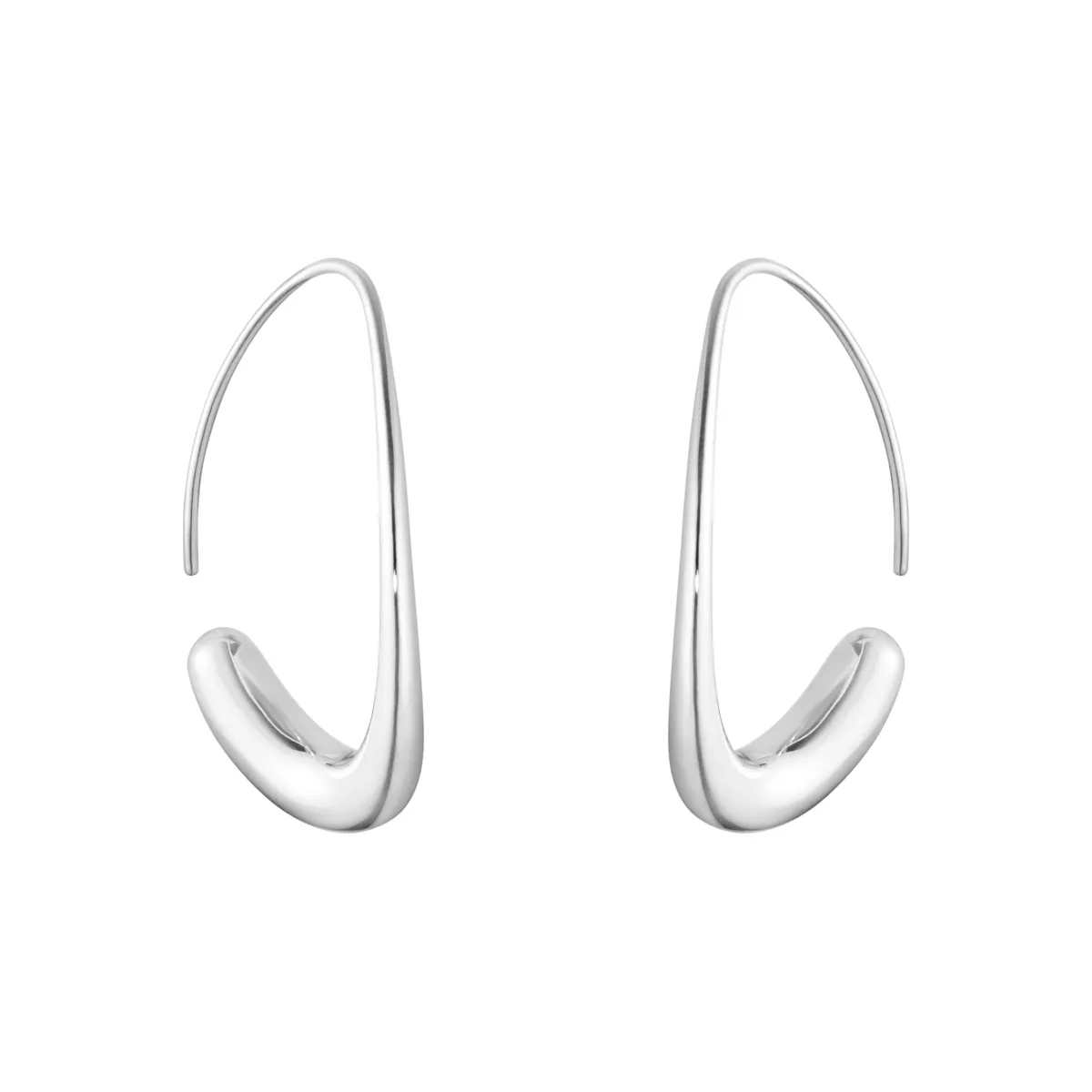 Georg Jensen Open Earhoops sølv - 10016947