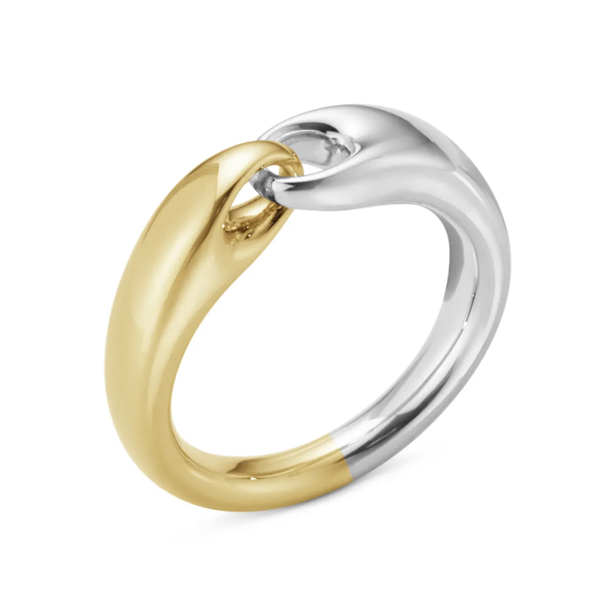 Georg Jensen Reflect ring - 20001181 Guld/Sølv 56